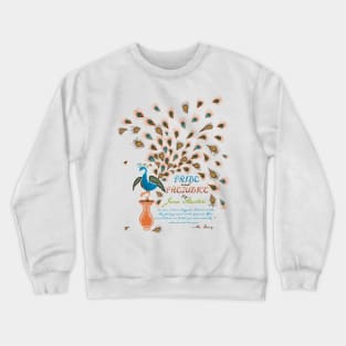 Paisley Peacock Pride and Prejudice: Modern Crewneck Sweatshirt